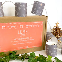 Christmas Fairy Light Making Kit with Paper