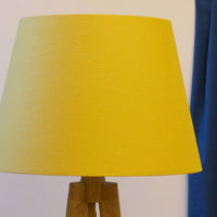 Yellow Tapered Plain Drum Lamp Shade