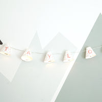 Personalised fairy lights in pink