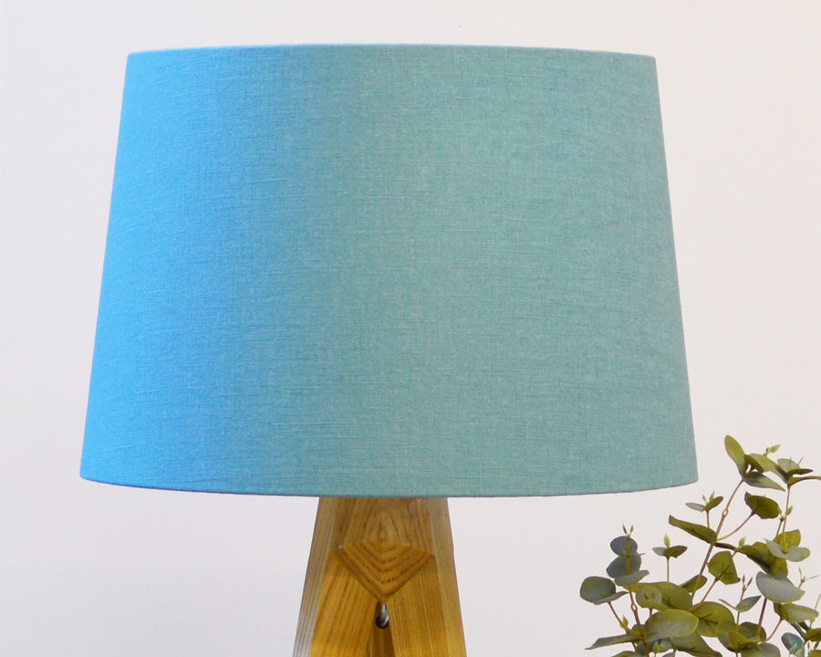 Teal Tapered Lampshade