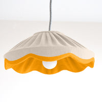 small scallop ceiling lampshade