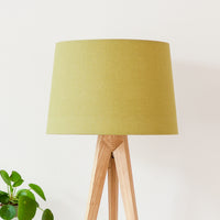 Olive Linen Tapered Lampshade