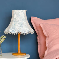 Starlings Teal Bird Traditional Lampshade