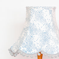 Starlings Teal Bird Traditional Lampshade